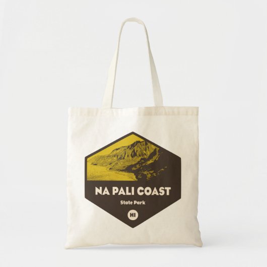 Nā Pali Coast State Park Hawaii Tote Bag (Voorkant)
