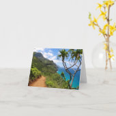 Nā Pali Coast State Park, Kauai Card Kaart (Gele Bloem)