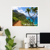 Nā Pali Coast State Park, Kauai Poster (Thuiskantoor)