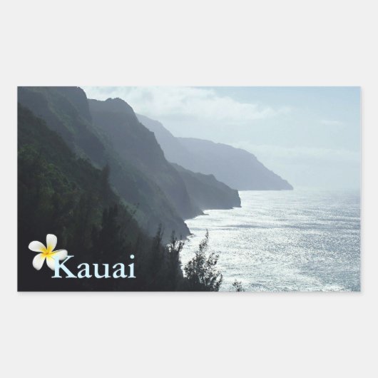 Na Pali Coast Sticker (Voorkant)
