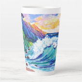 Na Pali Coast van de Tropische Sunset Mok Kauai (Voorkant)