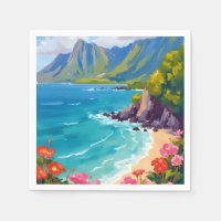 Na Pali-kust Kauai Hawaï kustlijn Schilderij
