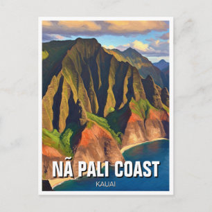 Nā Pali-kust Kauai Hawaï Reis Briefkaart