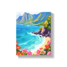 Na Pali-kust Kauai Hawaii Kustlijn Schilderij