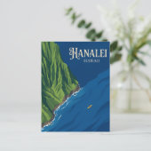 Na Pali Kust VS Briefkaart (Staand voorkant)