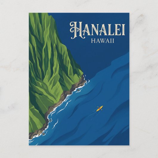 Na Pali Kust VS Briefkaart (Voorkant)