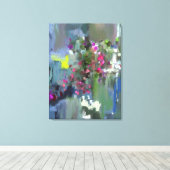 Na Pali Modern kunstcanvas Canvas Afdruk (Insitu (Houten vloer))