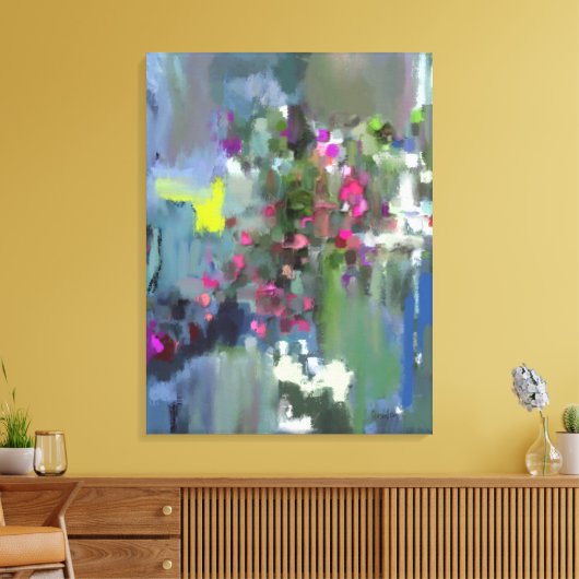 Na Pali Modern kunstcanvas Canvas Afdruk (Insitu (Woonkamer))