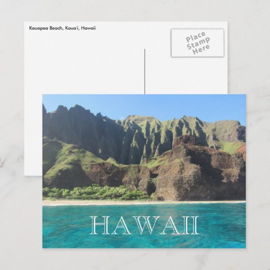 na palikust kauai briefkaart (Voorkant / Achterkant)