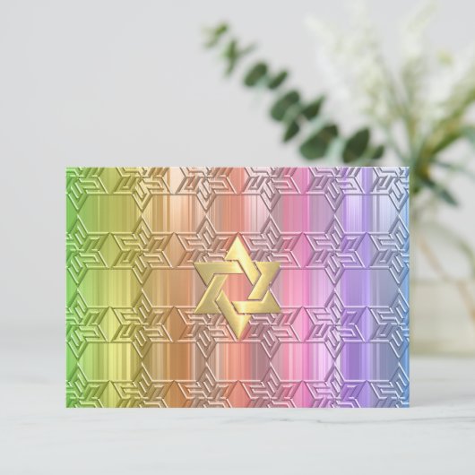 Na partij kleurrijke regenboogster Damask Kaart (Staand voorkant)