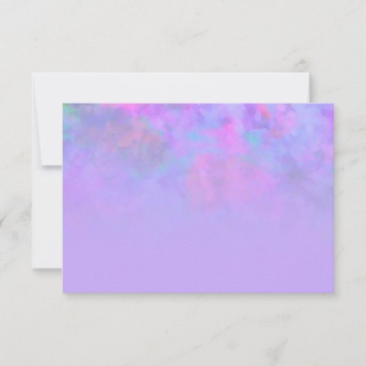 Na partijabstract ontwerp in Paars Kaart (Voorkant)