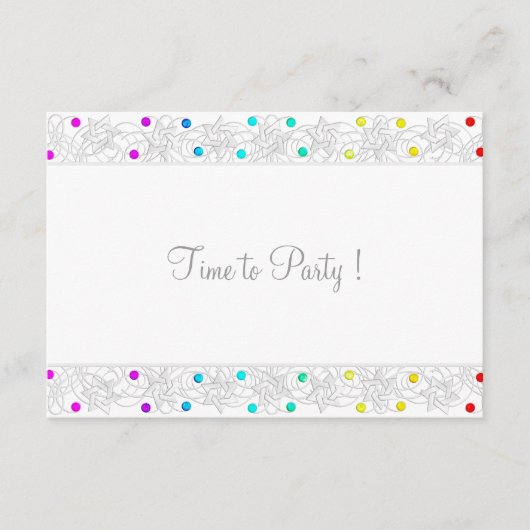 Na partijdealen en paling regenboog kaart (Voorkant)