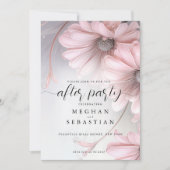 Na Party 2 Boho Pink Daisy Save The Date (Voorkant)