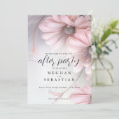 Na Party 2 Boho Pink Daisy Save The Date (Staand voorkant)