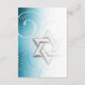 Na Party Turquoise Shimmer Star van David Kaart (Voorkant)