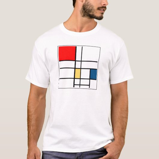 Na Piet Mondriaan Tshirt (Voorkant)