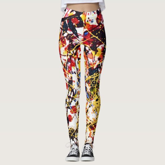 Na Pollack 1 Scarf Leggings (Voorkant)