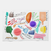 Nā Pono Lumi Kuke in het wit Theedoek (Horizontaal)