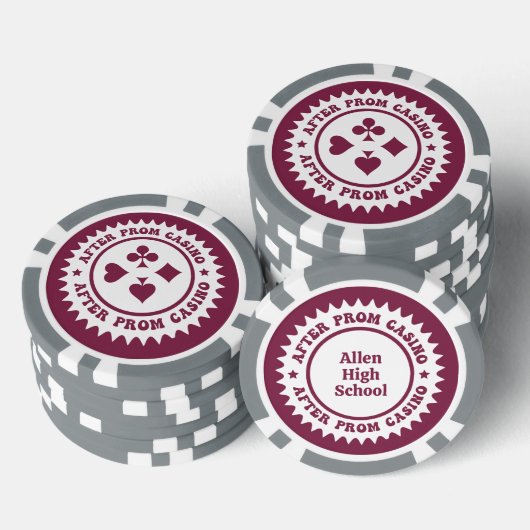 Na Prom Custom Poker Chips (Opstapeling)