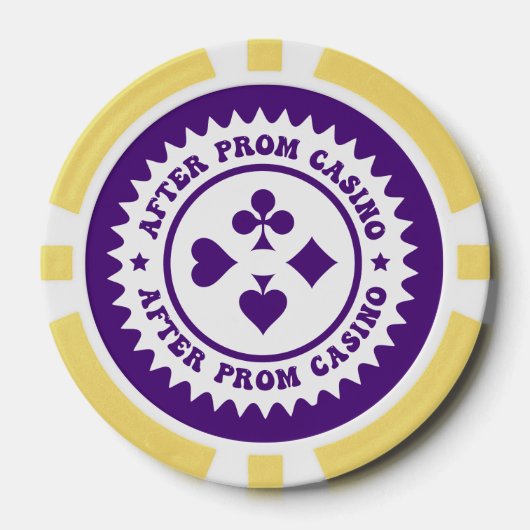 Na Prom Custom Poker Chips (Voorkant)