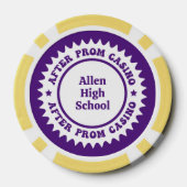 Na Prom Custom Poker Chips (Achterkant)