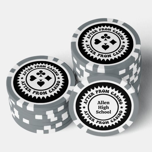 Na Prom Custom Poker Chips (Opstapeling)