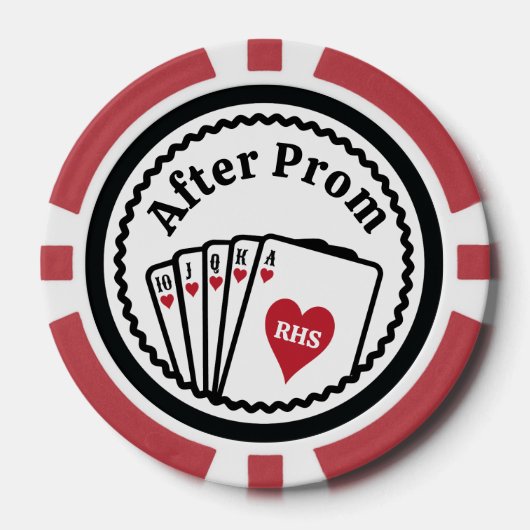 Na Prom Custom Poker Chips (Voorkant)
