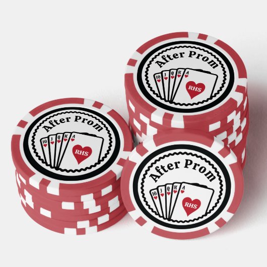 Na Prom Custom Poker Chips (Opstapeling)