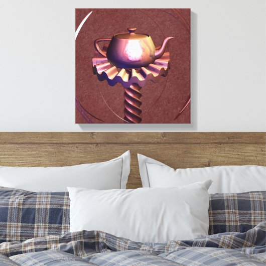 Na reflectie canvas afdruk (Insitu (Slaapkamer))