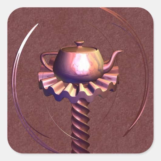 Na reflectie vierkante sticker (Voorkant)