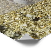 Na regen komt de zonneschijnheid gezegde poster (Hoek)