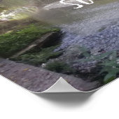 Na regen komt het zonneschijnproverb-brugposter poster (Hoek)