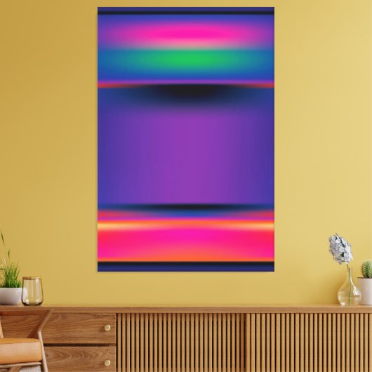 Na Rothko-1 uitgerekt canvas afdrukken (Insitu (Woonkamer))