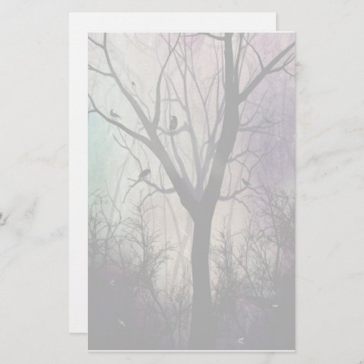 Na schemering briefpapier (Voorkant / Achterkant)