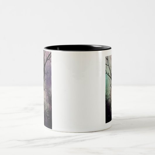 Na schemering tweekleurige koffiemok (Center)