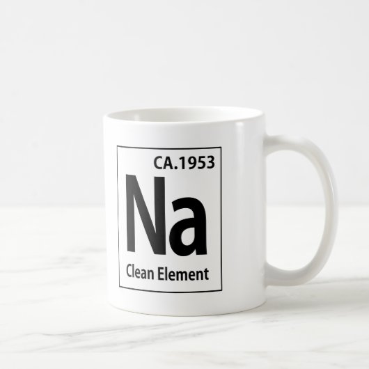 NA Schone Element Periodic Table Koffiemok (Rechts)