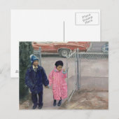 Na school 1991 briefkaart (Voorkant / Achterkant)