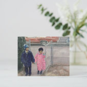 Na school 1991 briefkaart (Staand voorkant)