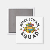 Na schoolplein, directeur-generaal magneet (Voorkant / Achterkant)