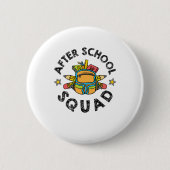 Na schoolplein, directeur-generaal ronde button 5,7 cm (Voorkant)