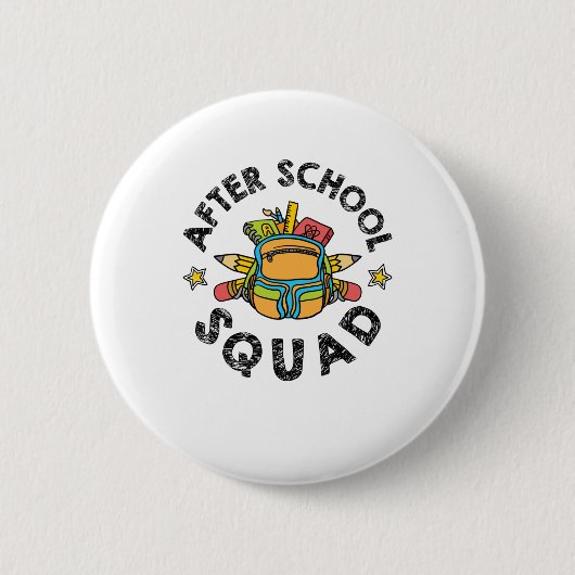 Na schoolplein, directeur-generaal ronde button 5,7 cm (Voorkant)