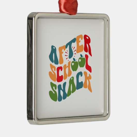 Na schooltussenkomst metalen ornament (Rechts)