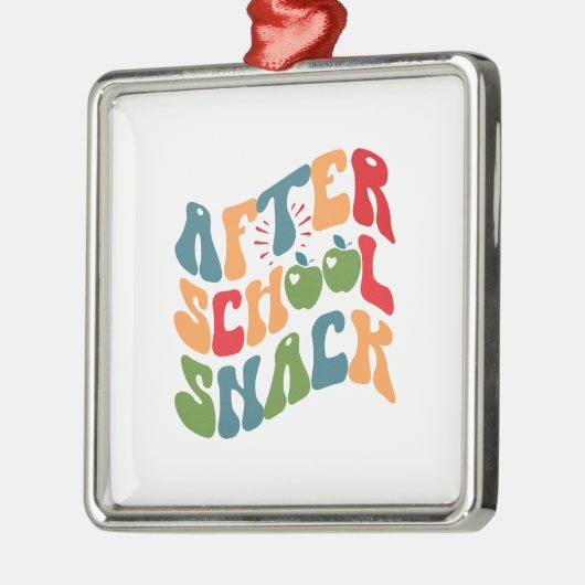 Na schooltussenkomst metalen ornament (Links)