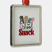 Na schooltussenkomst metalen ornament (Rechts)