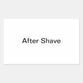 Na Shave Labels/ Rechthoekige Sticker (Voorkant)