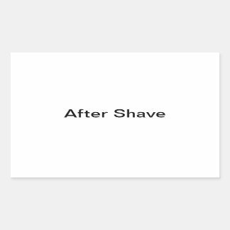 Na Shave Labels/ Rechthoekige Sticker
