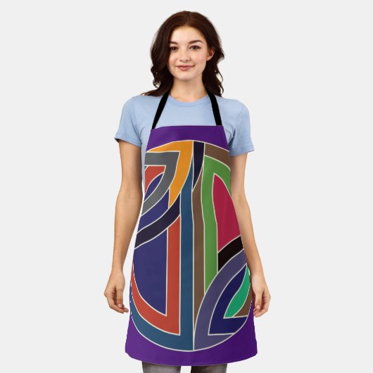 Na Stella-5 All-Over Print Schort (Gedragen)