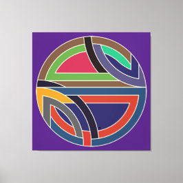 Na Stella-5 uitgerekt canvas afdrukken