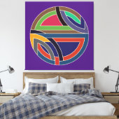 Na Stella-5 uitgerekt canvas afdrukken (Insitu (Slaapkamer))