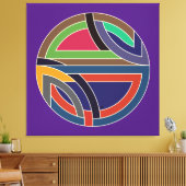 Na Stella-5 uitgerekt canvas afdrukken (Insitu (Woonkamer))